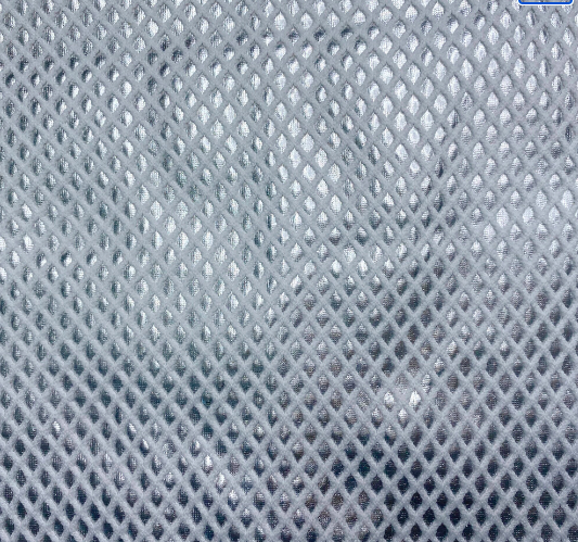 Buy fabric online - Sequinned Fishnet - Matte Gold