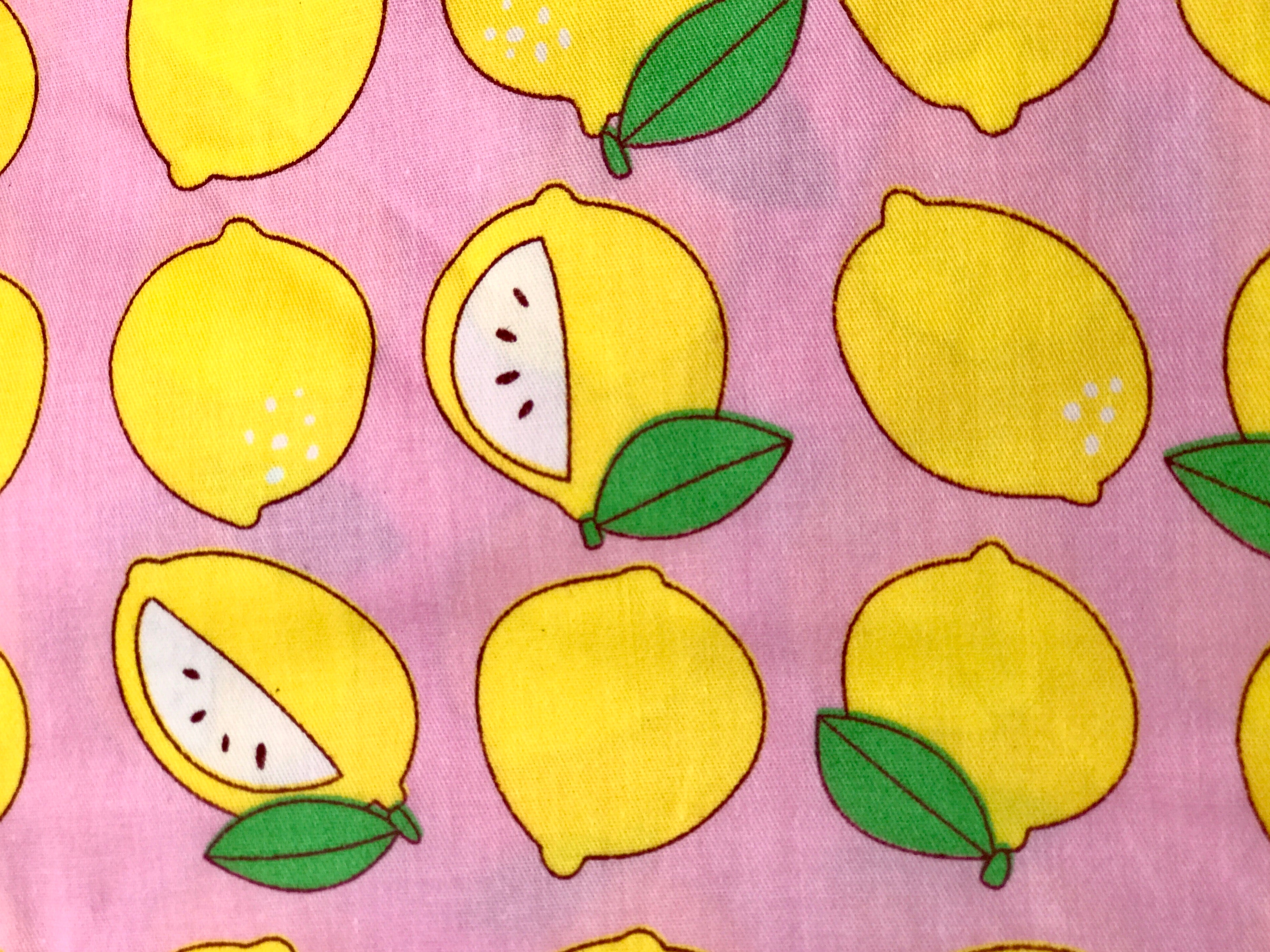 Pink Lemon Shop design by REMEMBER Cotton potholders striped with eye