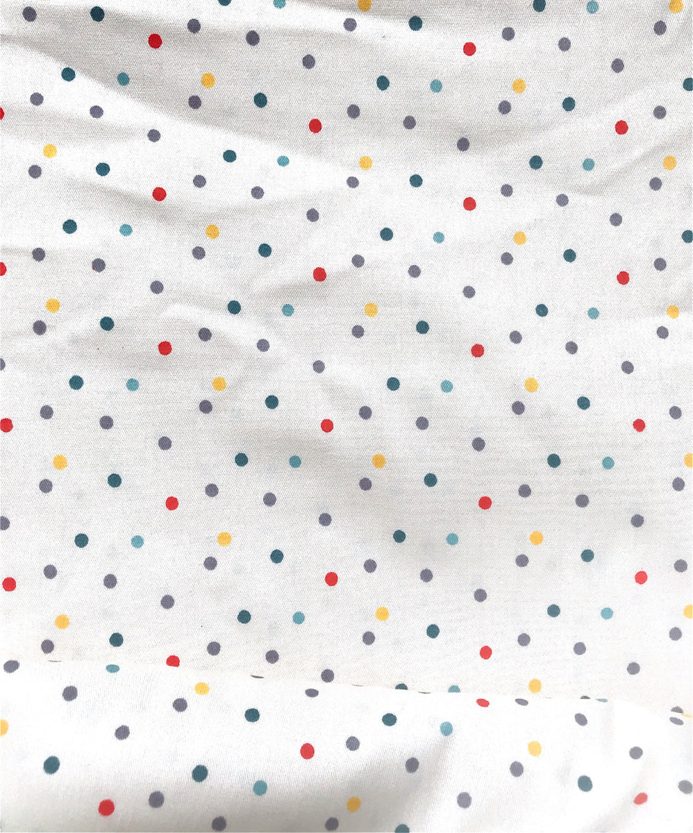 Polka dots Multi-color Printed Cotton Fabric – Trap Fabricks